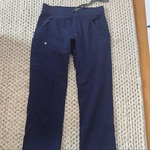 Figs Navy Kade Cargo Scrub Pants
